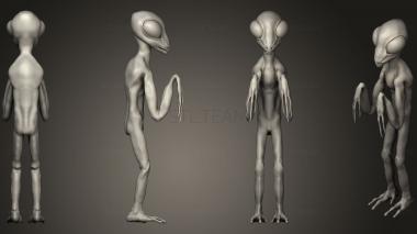 3D model Mantis Alien (STL)